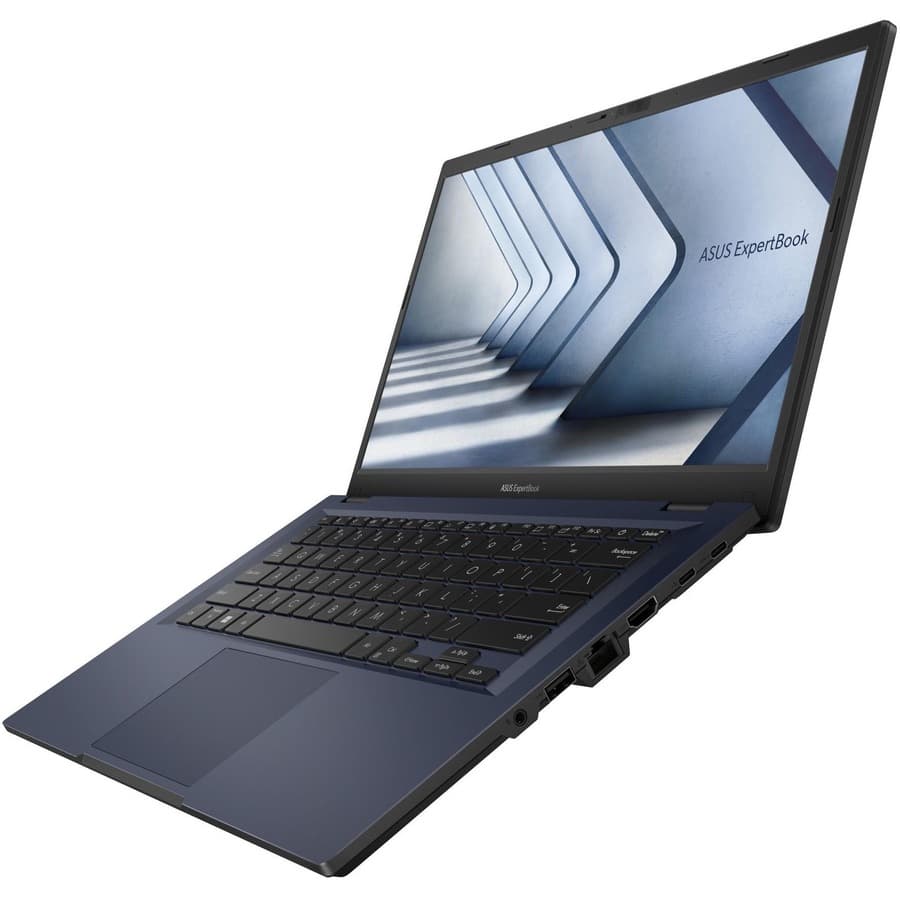 ASUS ExpertBook B1 compact business notebook with 14-inch display, Intel Core i7-1255U, 16 GB RAM, and 512 GB SSD