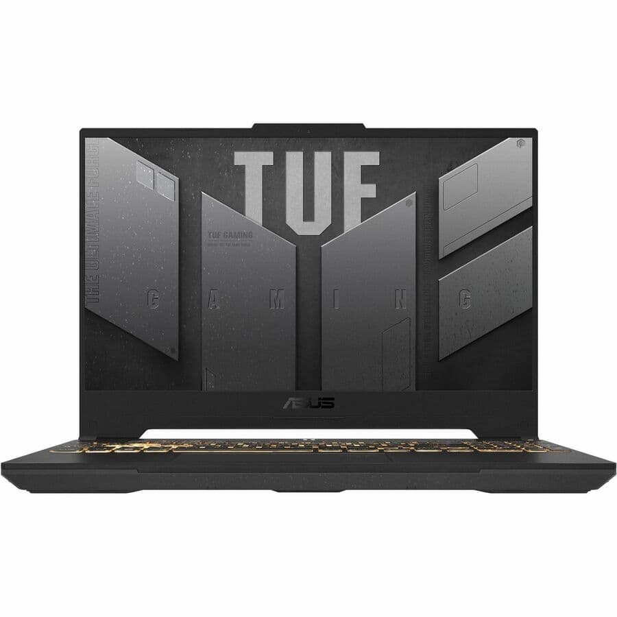 ASUS TUF gaming laptop with Intel Core i5, RTX 4050, 15.6-inch display, and Windows 11 Home