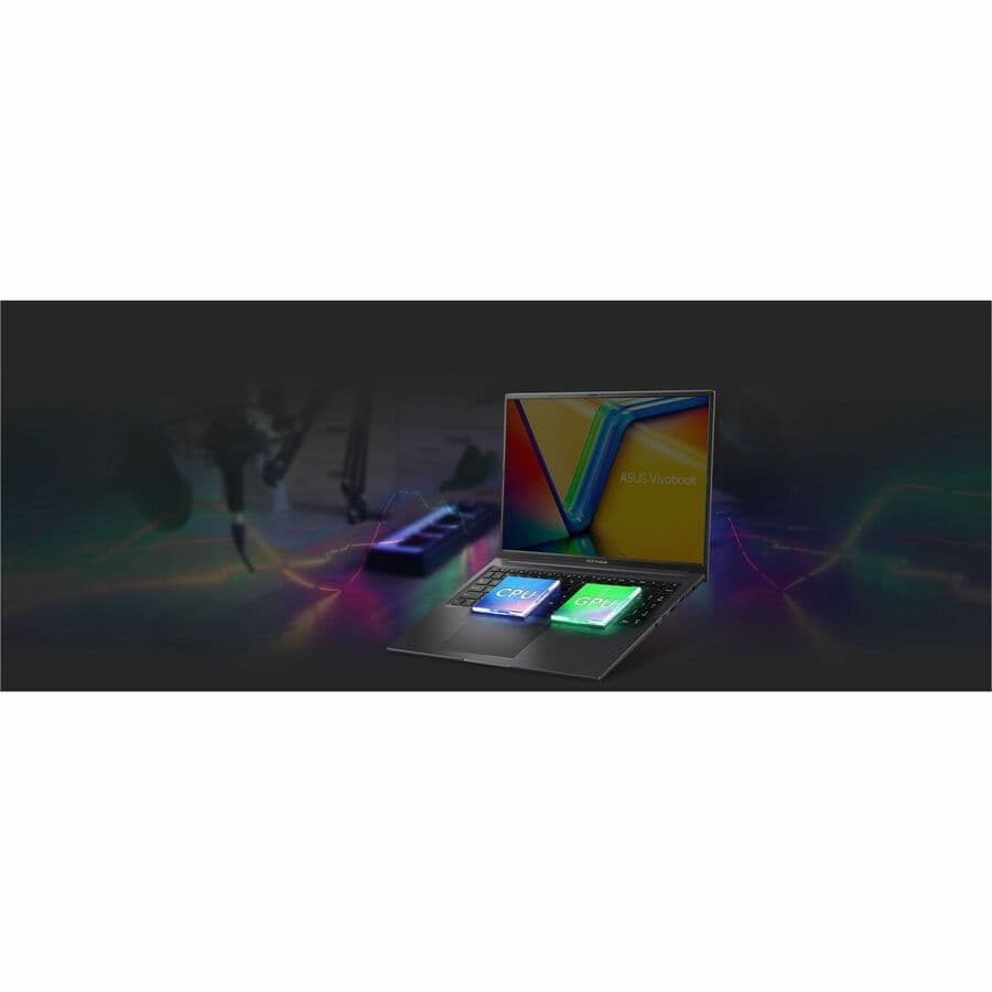 ASUS Vivobook 16X OLED K3605VV-ES96 laptop with 16-inch OLED display, Core i9-13900H, 32 GB RAM, 1 TB SSD, and RTX 4060