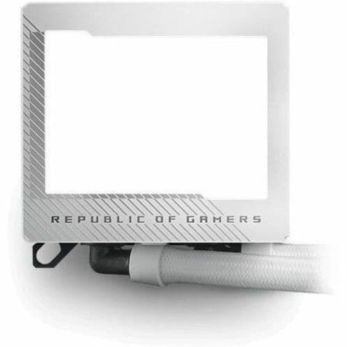 ASUS ROG Ryujin III 240 ARGB WH white 240 mm AIO liquid CPU cooler with ARGB lighting