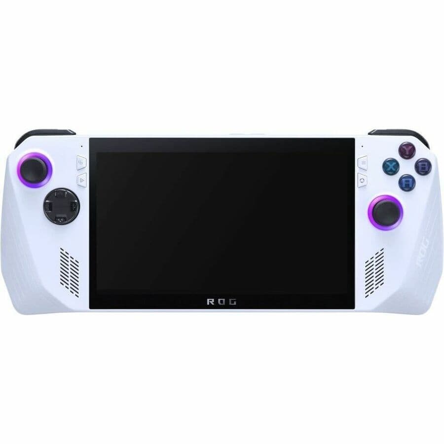 ASUS ROG Ally handheld gaming PC in white with 7.0-inch FHD touch display