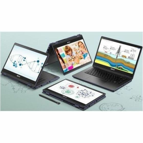 ASUS 14-inch 2-in-1 touchscreen laptop with Intel Core i3-N305 and Windows 11 Pro