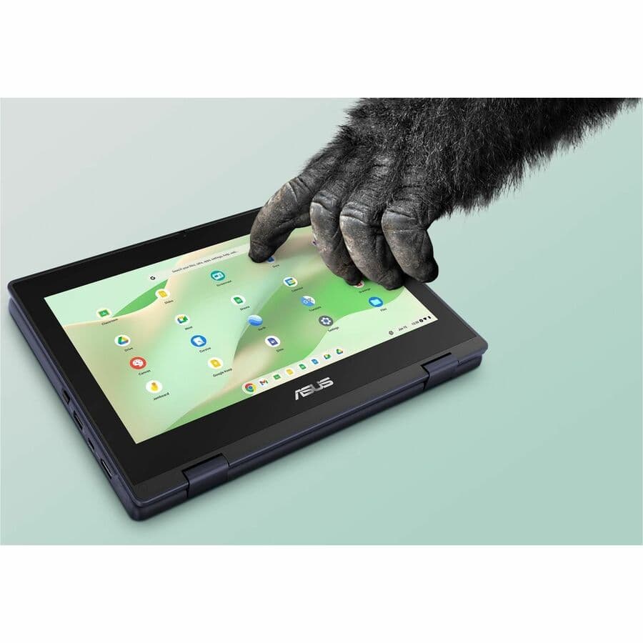 ASUS Chromebook CZ1104FM2A-YZ84T in grey with 11.6-inch HD touchscreen