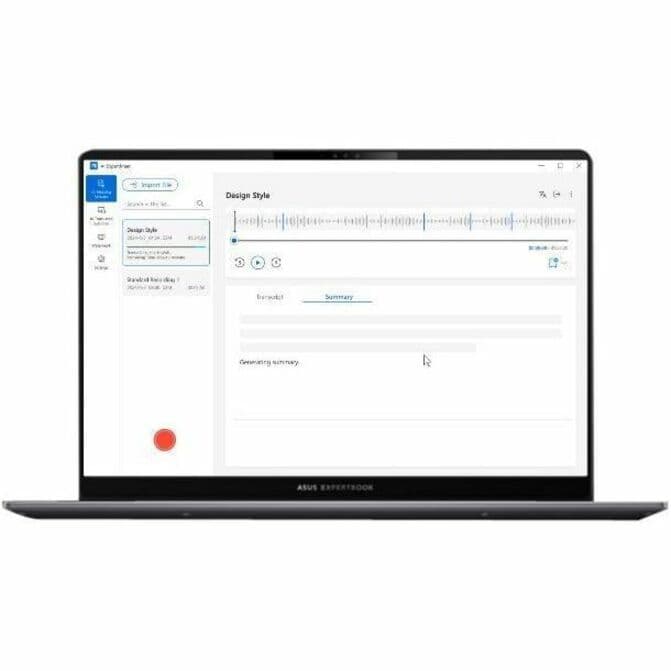 ASUS ExpertBook P5405CSA-XH76 grey business laptop with 14-inch WQXGA non-touch display