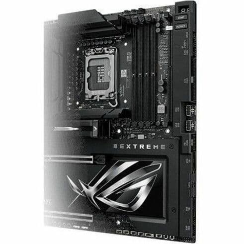 ASUS ROG MAXIMUS Z890 EXTREME E-ATX motherboard with 5-inch LCD screen and Intel Z890