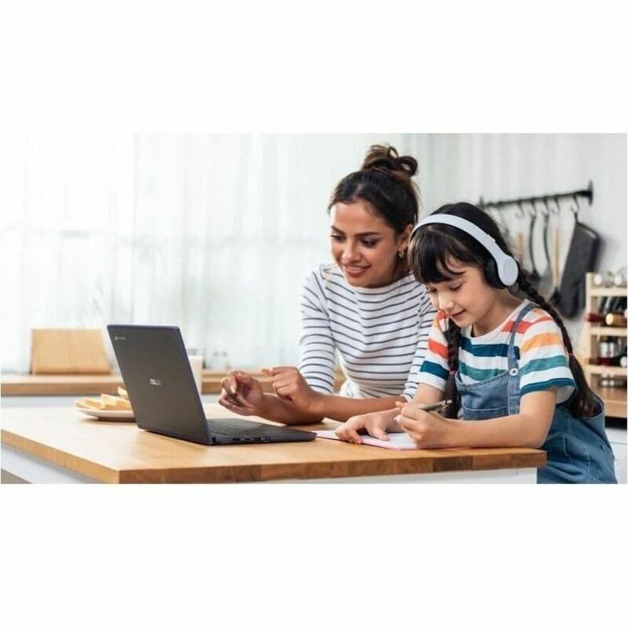 ASUS Chromebook CR1104FTA-YZ84T in grey with 11.6-inch HD touchscreen