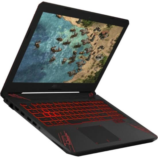ASUS TUF Gaming FX504GD-RS51 15.6-inch notebook with Intel Core i5-8300H, 8 GB RAM, and 1 TB storage