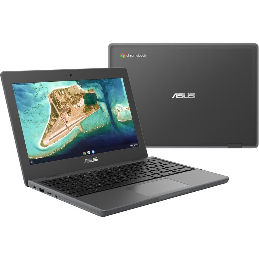 ASUS Chromebook Flip CR1100FKA-YZ182T in grey with 11.6-inch HD touchscreen