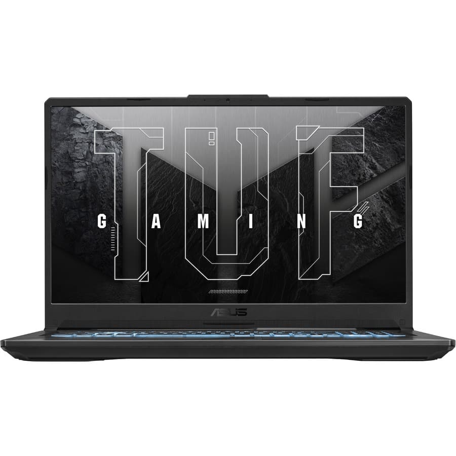 ASUS TUF Gaming 17.3 inch laptop with Core i5-11400H, 8 GB RAM, and 512 GB SSD