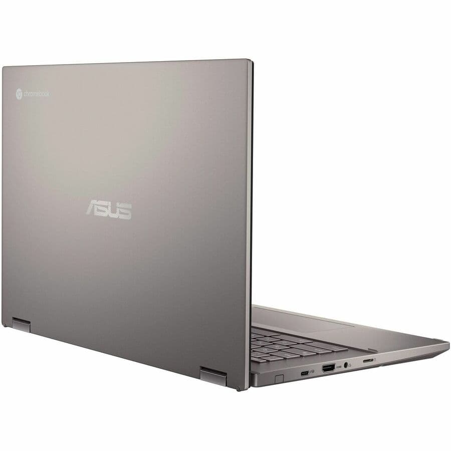 ASUS Chromebook Flip CX3401FBA-YZ388T-S grey convertible laptop with 14-inch WUXGA touchscreen