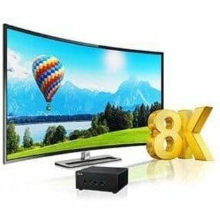 ASUS PN64 mini PC with 13th Gen Intel Core, Intel Iris Xe Graphics, and compact black chassis