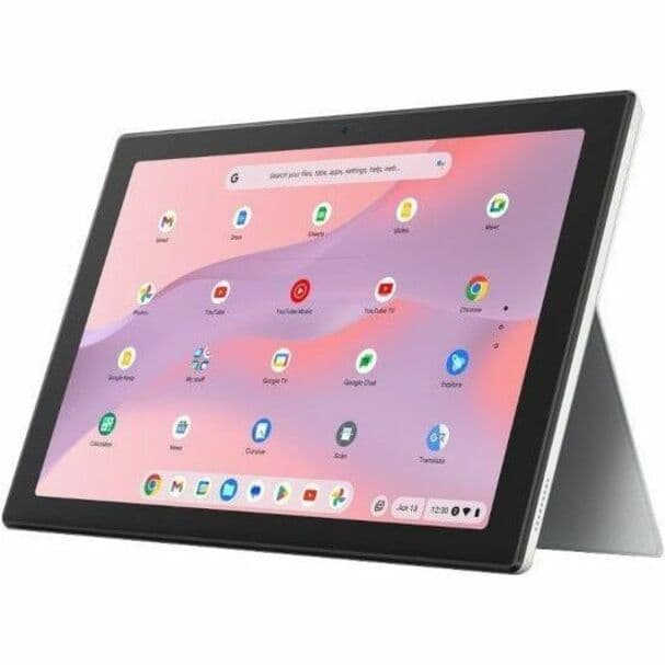 ASUS Chromebook Enterprise Detachable with 10.51-inch touchscreen in silver