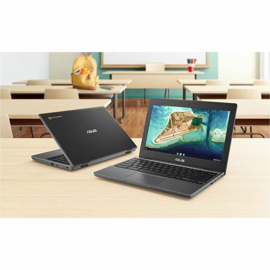 ASUS Chromebook CR1100CKA-YZ142T grey 11.6-inch HD touchscreen laptop