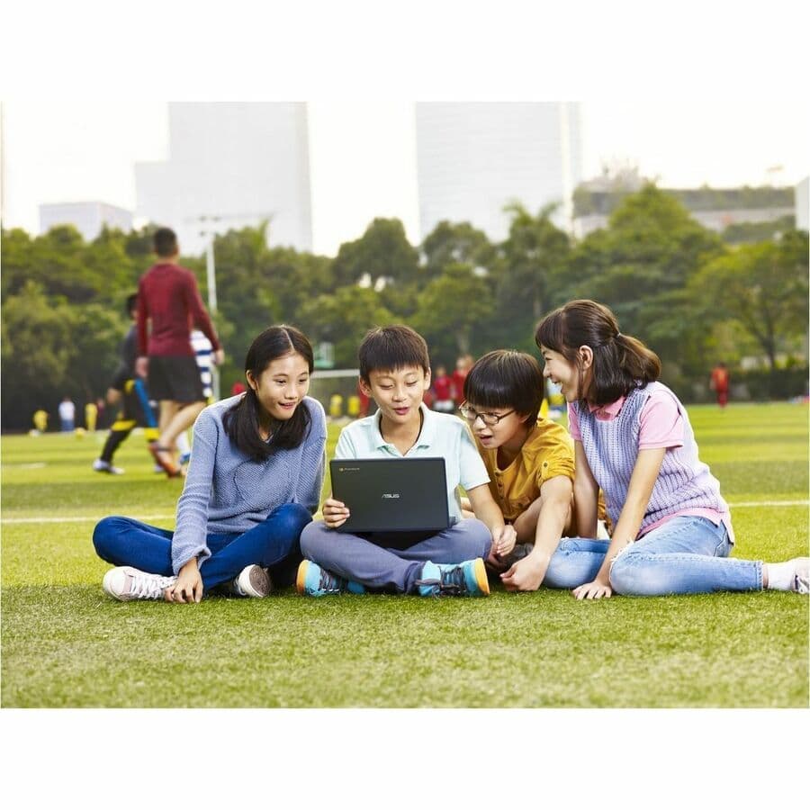 ASUS Chromebook CZ1104FM2A-YZ84T in grey with 11.6-inch HD touchscreen