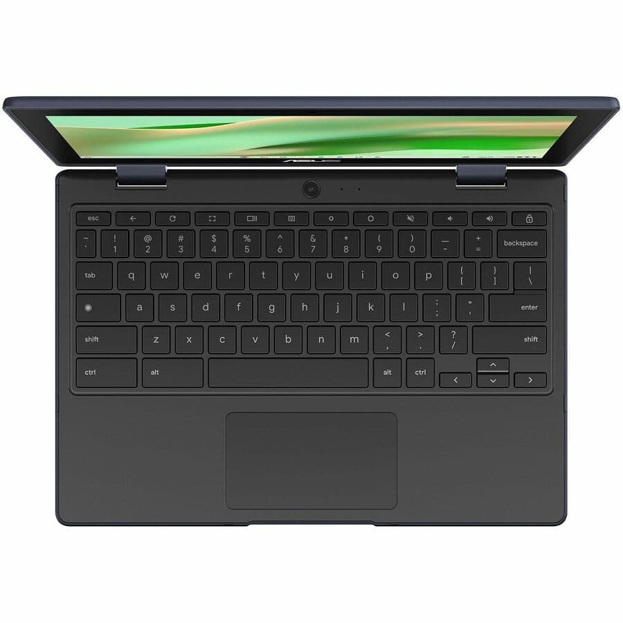 ASUS Chromebook CR1104FGA-YZ84T in grey with 11.6-inch HD touchscreen