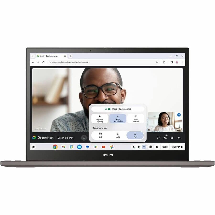 ASUS 14-inch Chromebook Plus Enterprise in grey with WUXGA touchscreen