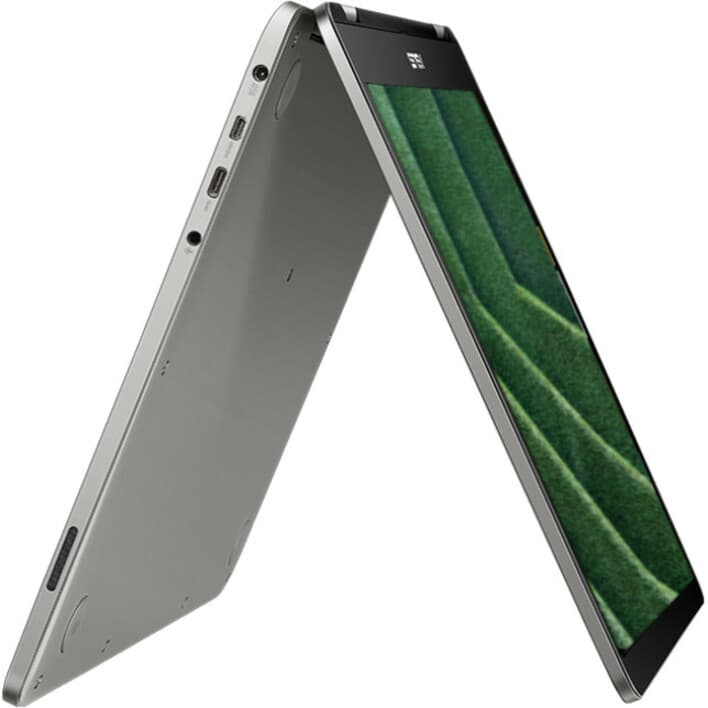 ASUS VivoBook Flip TP401MA-YS02 14-inch convertible touchscreen laptop in tablet mode
