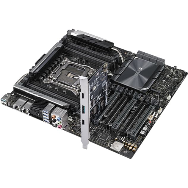 ASUS WS C422 SAGE/10G workstation motherboard with Socket 2066 and dual 10 GbE networking