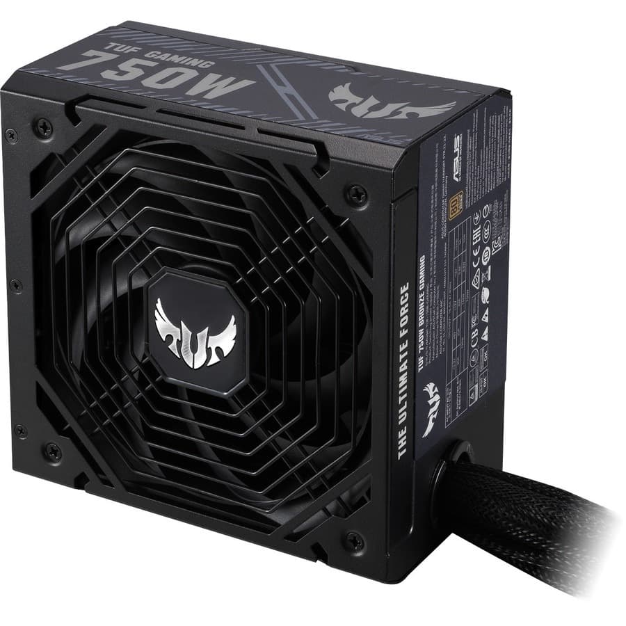 ASUS TUF Gaming 750W Bronze power supply with 0 dB technology for quiet desktop builds