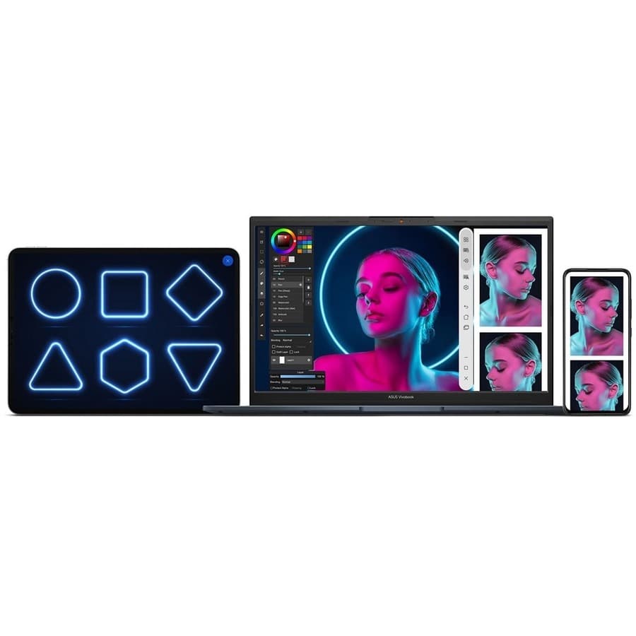 ASUS VivoBook Pro 15 laptop with AMD Ryzen 5 5600H, 8 GB RAM, and 512 GB SSD