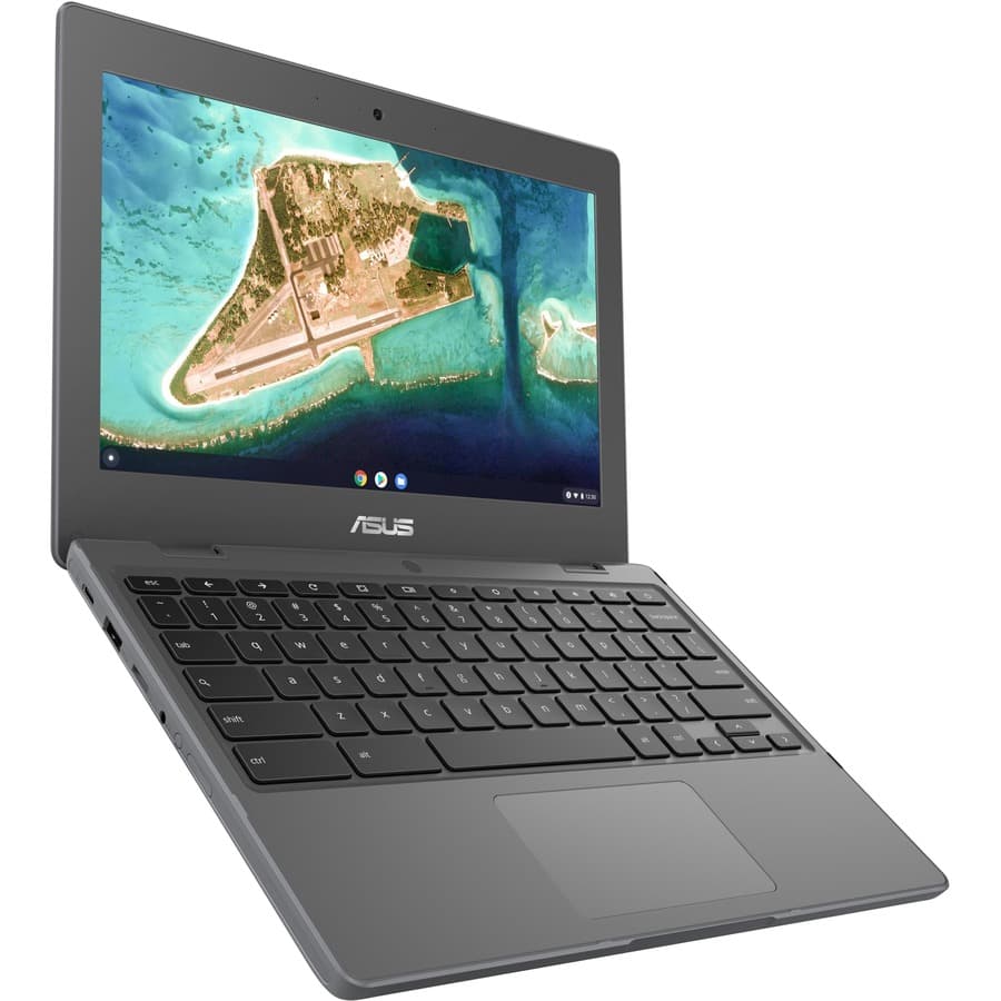 ASUS Chromebook Flip CR1100FKA-YZ144T in grey with 11.6-inch HD touchscreen and convertible 2-in-1 design