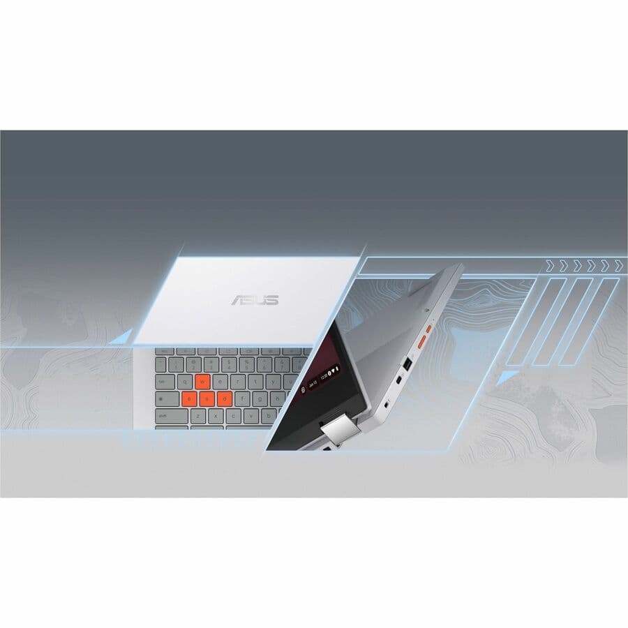 ASUS Chromebook Enterprise Flip 14-inch laptop with touch display, Intel Core i7-1255U, and Chrome Enterprise