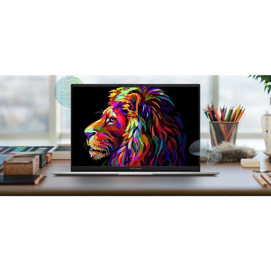 ASUS Vivobook Pro 16 K6602HC-ES51 notebook with 16-inch display, Intel Core i5, 16 GB RAM, 512 GB SSD, and RTX 3050 graphics