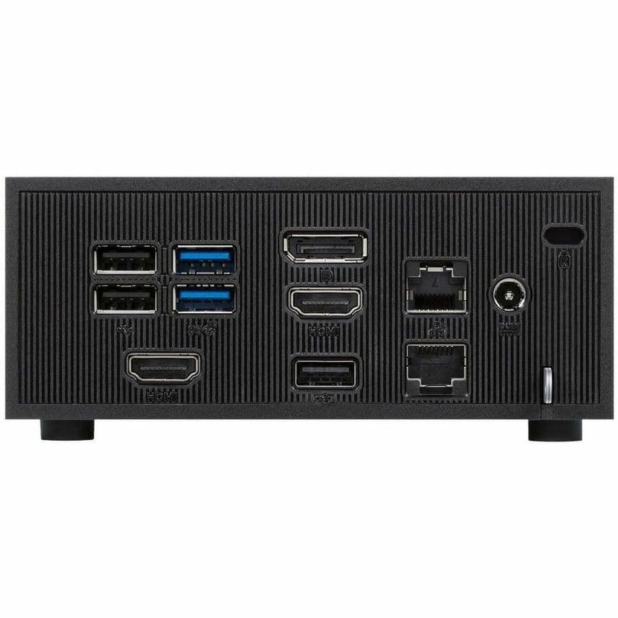 ASUS ExpertCenter PN42 fanless mini PC with Intel N100, dual LAN, and VESA mount support