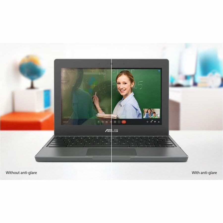 ASUS Chromebook CR1100CKA-YZ142T grey 11.6-inch HD touchscreen laptop