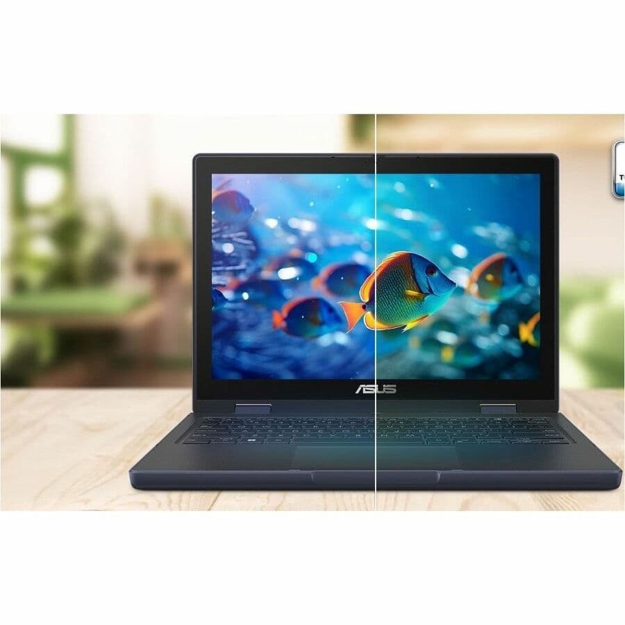 ASUS BR1204FGA 12.2-inch 2-in-1 notebook with WUXGA touchscreen and mineral grey finish