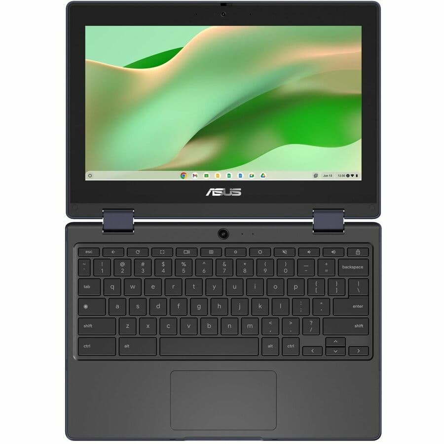 ASUS Chromebook CR1104FGA-YZ84T in grey with 11.6-inch HD touchscreen