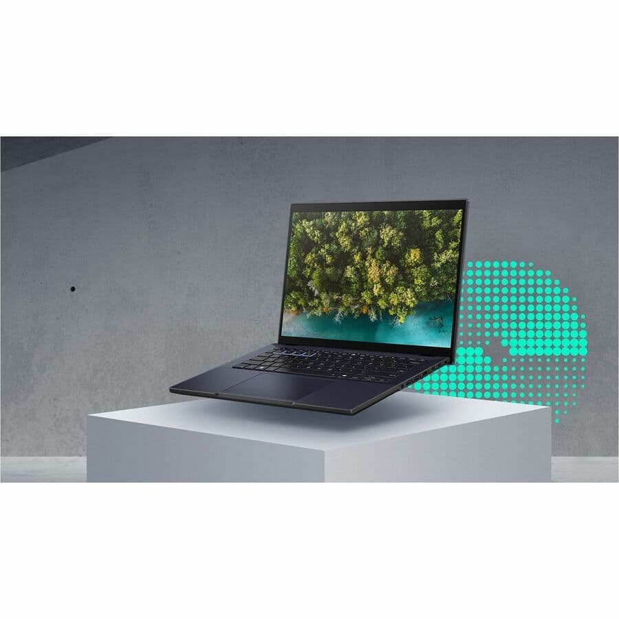 ASUS ExpertBook B3604CMA-XS74T business laptop with 16-inch WUXGA touchscreen in black