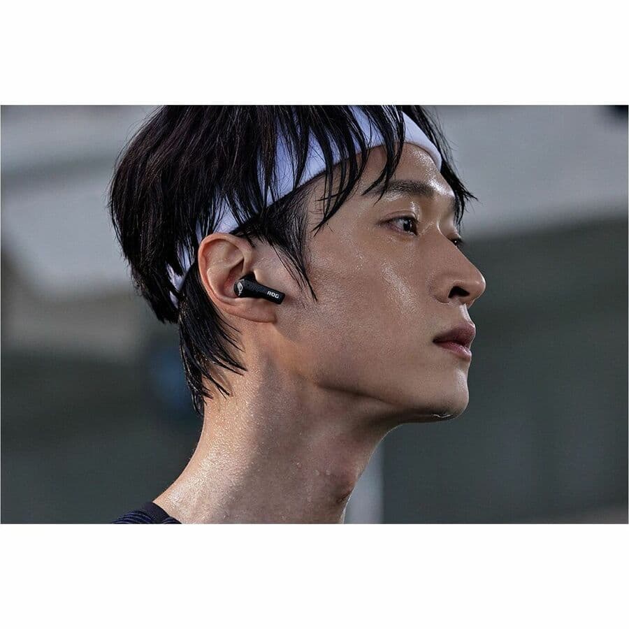 ASUS ROG Cetra TWS SpeedNova black true wireless gaming earbuds with adaptive ANC and Bluetooth 5.3