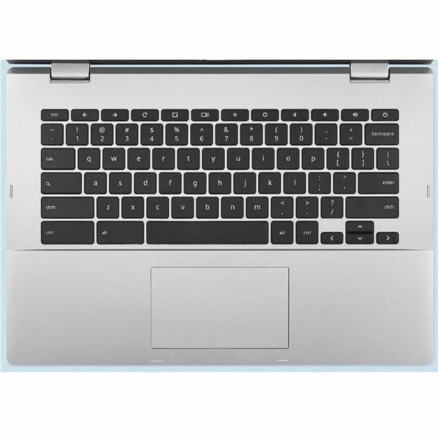 ASUS Chromebook CX1400CKA-DS84F silver laptop with 14-inch FHD non-touch display