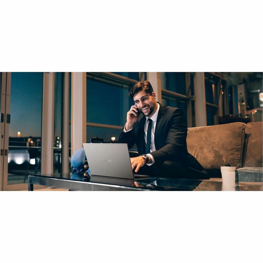 ASUS Chromebook Plus CX5403CMA-DB586 silver laptop with 14-inch WQXGA non-touch display