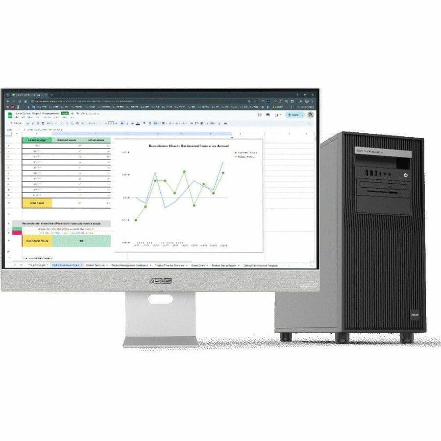 ASUS ZenScreen MS27UC 27-inch 4K smart monitor with USB-C 90W Power Delivery, Google TV, and Harman Kardon speakers