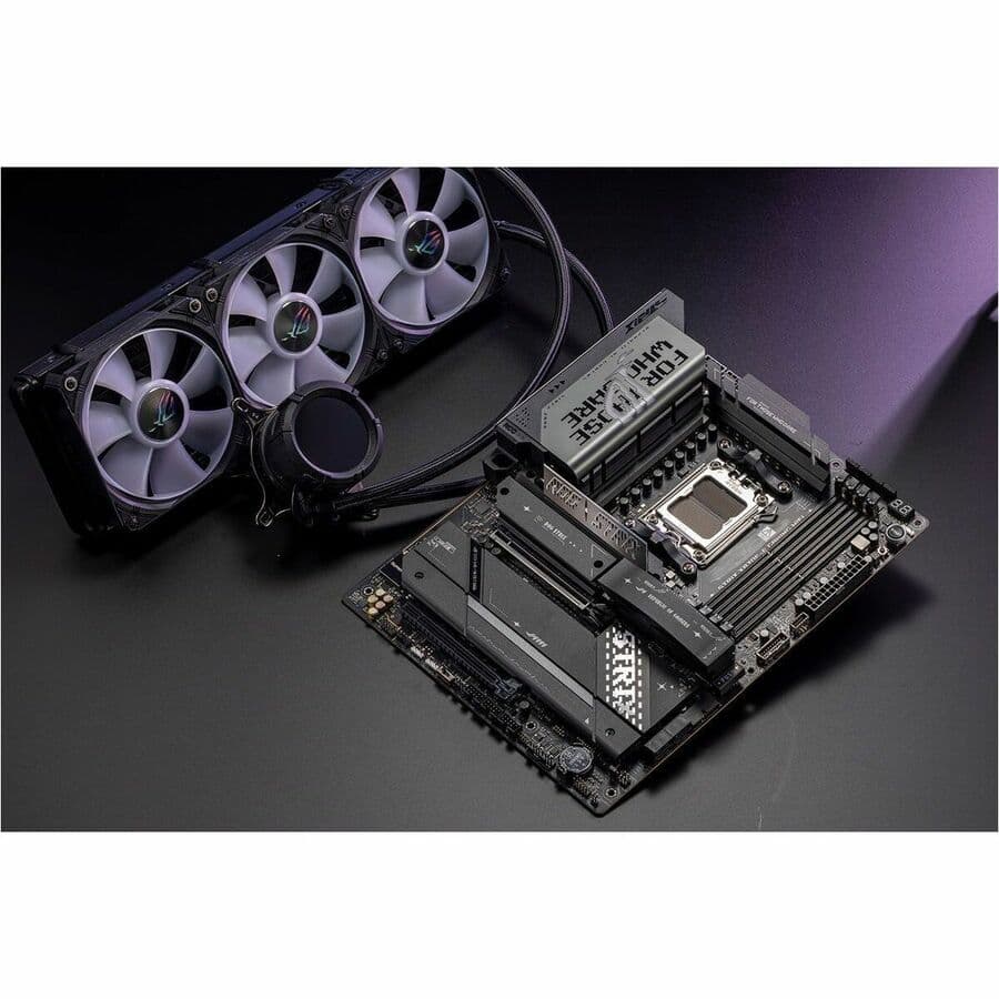 ASUS ROG Strix X870E-E Gaming WiFi ATX motherboard with DDR5 support and WiFi 7