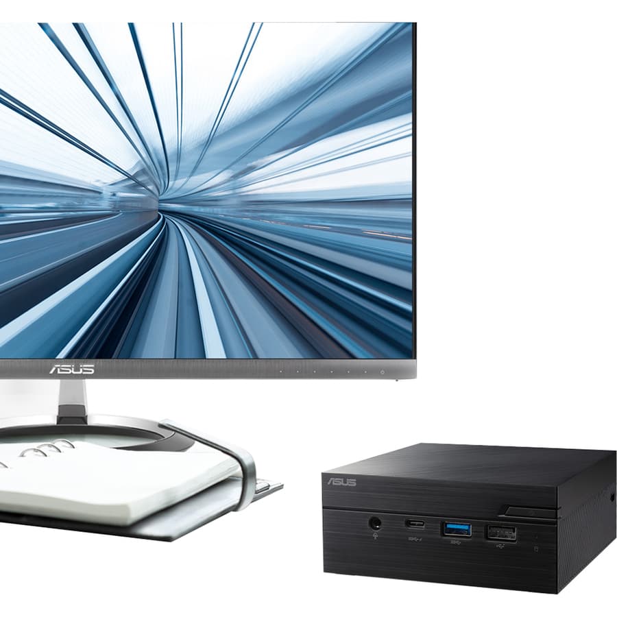 ASUS PN60-BB3006MC black mini PC with Intel Core i3-8130U and dual DDR4 memory slots