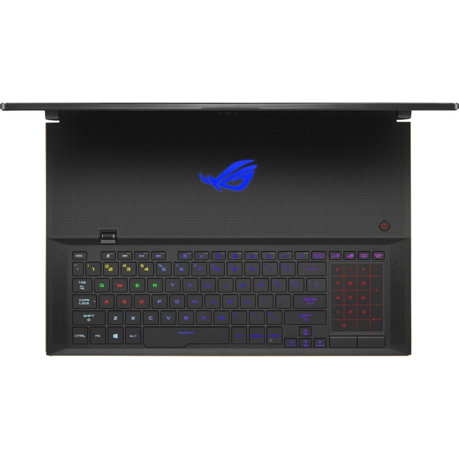 ASUS ROG Zephyrus S GX701LXS-XS78 metallic black gaming laptop with 17.3-inch FHD 300 Hz display