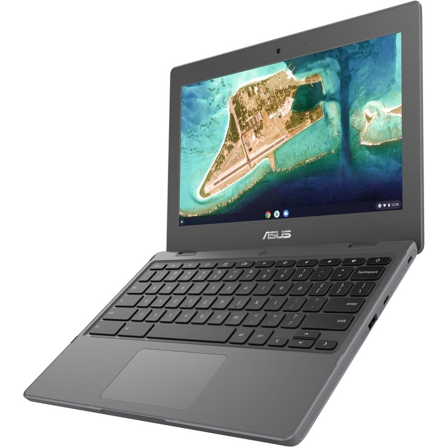 ASUS Chromebook Flip CR1100FKA-YZ144T in grey with 11.6-inch HD touchscreen and convertible 2-in-1 design