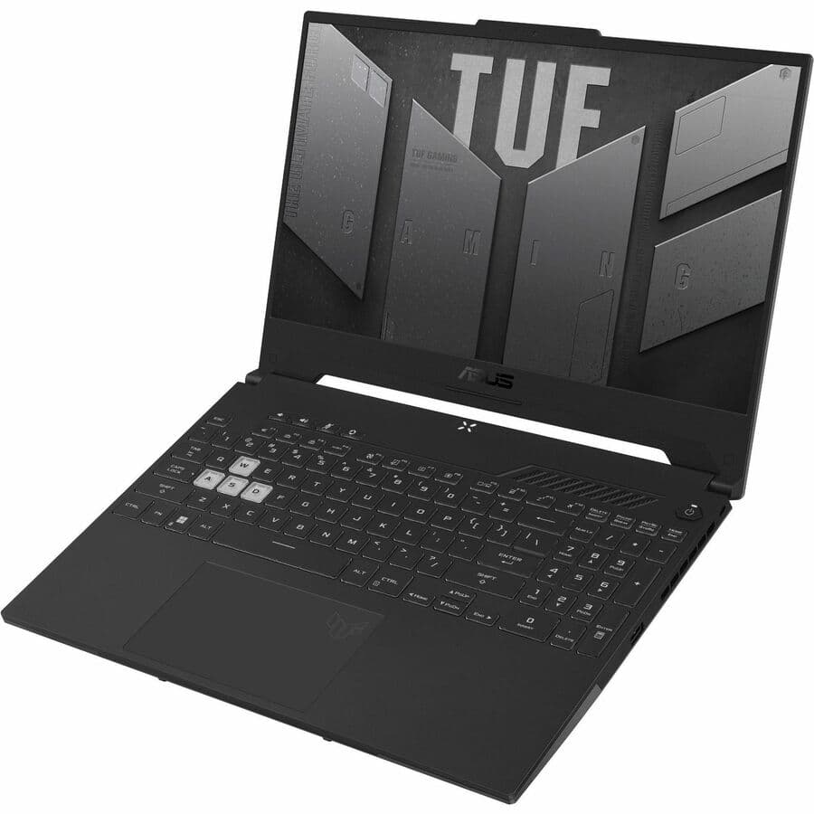 ASUS TUF gaming laptop with Intel Core i5, RTX 4050, 15.6-inch display, and Windows 11 Home