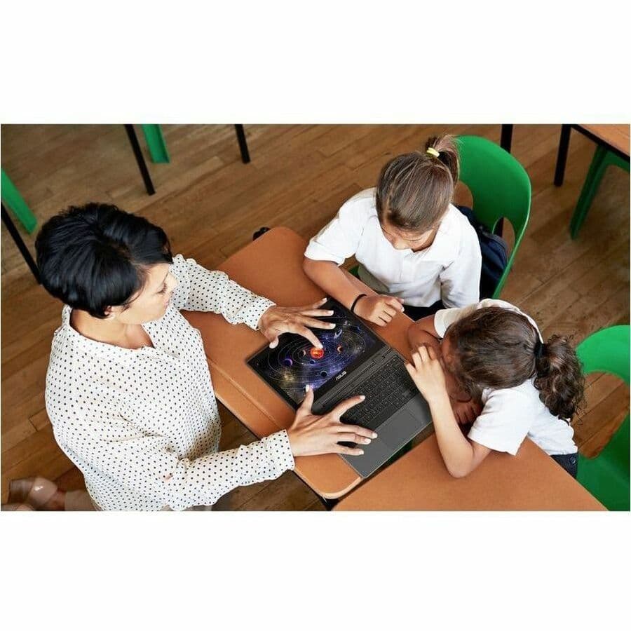 ASUS Chromebook CR1100CKA-YZ142T grey 11.6-inch HD touchscreen laptop