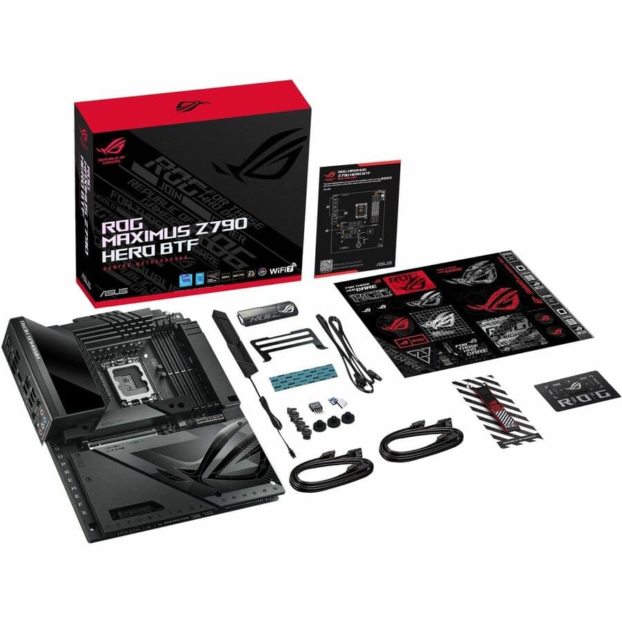 ASUS ROG MAXIMUS Z790 HERO BTF ATX motherboard for premium desktop builds