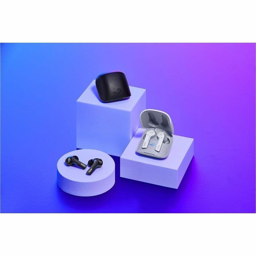 ASUS ROG Cetra TWS SpeedNova black true wireless gaming earbuds with adaptive ANC and Bluetooth 5.3