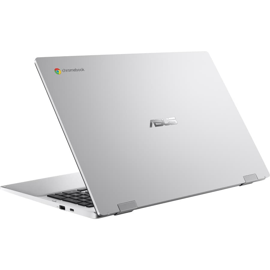 ASUS Chromebook CX1500CKA-SS48F grey laptop with 15.6-inch Full HD non-touch display