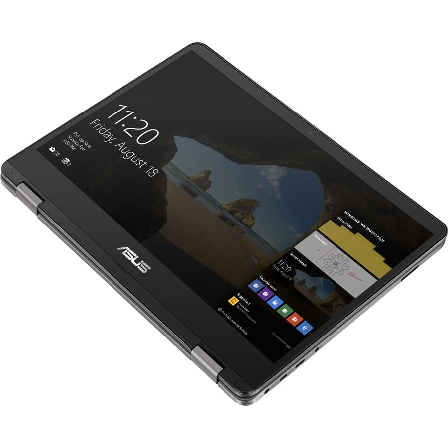 ASUS TP401CA-DHM4T 14-inch 2-in-1 laptop with Intel Core m3-7Y30 and 4 GB memory