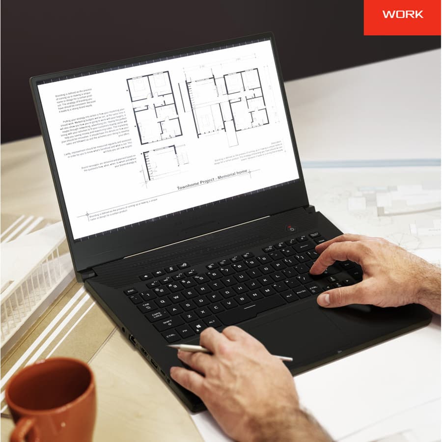 ASUS GA502DU-PB73 gaming laptop with AMD Ryzen 7 3750H processor