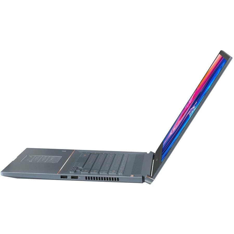 17.0-inch ASUS display configuration in turquoise gray with WUXGA 1920 x 1200 resolution, 16:10 aspect ratio, and anti-glare finish