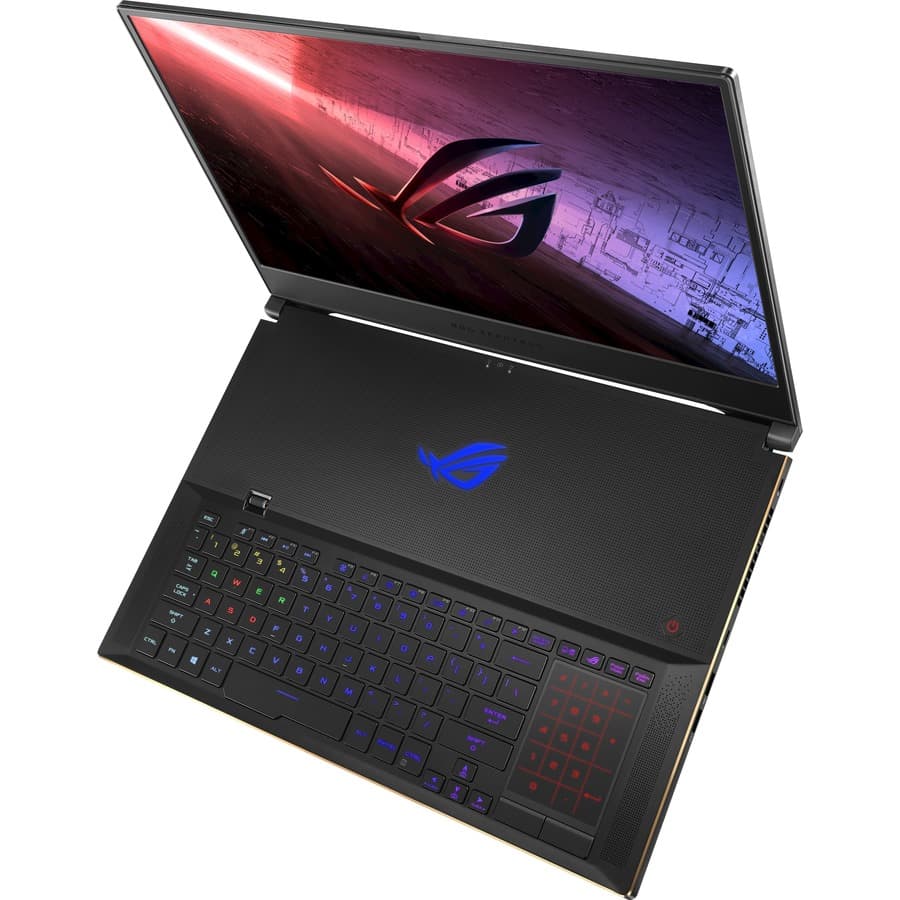 ASUS ROG Zephyrus S GX701LXS-XS78 metallic black gaming laptop with 17.3-inch FHD 300 Hz display