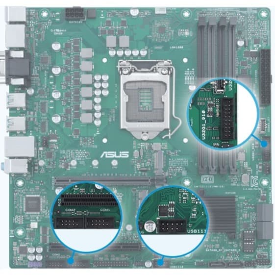 ASUS PRO H510M-CT/CSM micro-ATX business motherboard